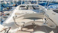 Azimut 46 boat for charter in Larnaca Cyprus - Deck