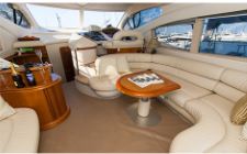 Azimut 46 boat for charter in Cyprus - Salon