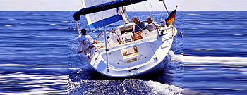 Bavaria 44 sailing yacht for weekly charter in Cyprus.