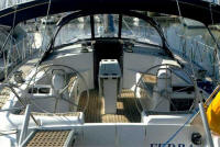 Alfa Yacht - The cockpit is very roomy, with twin steering positions